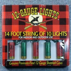 SHOTSHELL SHOTGUN String Lights 12 GAUGE Shells